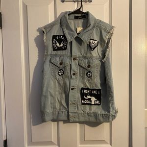 Sailor moon denim jacket